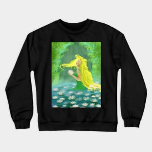 Lillies in the water | Artprint Crewneck Sweatshirt